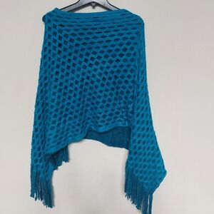 NWT Ocean Blue Ladies Elevator Poncho.